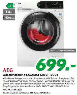 EP AEG Waschmaschine LAVAMAT LR6EP-ECO1 Angebot
