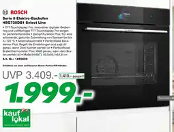 EP BOSCH Serie 8 Elektro-Backofen HSG738DB1 Select Line Angebot