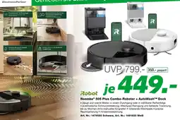 EP Roomba 505 Plus Combo-Roboter + AutoWash Dock Angebot