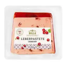 Billa Billa Genusswelt Leberpastete Cranberry Angebot