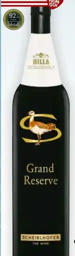 Billa Billa Genusswelt Scheiblhofer Grand Reserve Angebot