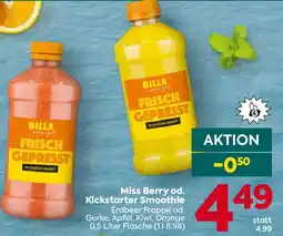 Billa Miss Berry od. Kickstarter Smoothie Angebot
