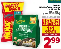 Billa Lorenz Nic Nac's Partypack od. Nussmix Angebot
