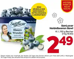 Billa SanLucar Heidelbeeren Bowl Angebot