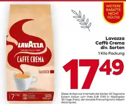 Billa Lavazza Caffè Crema Classico Angebot