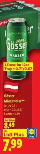 Lidl Gösser Märzenbier Angebot