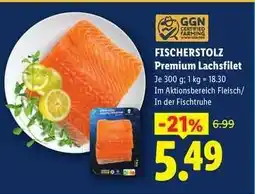 Lidl Fischerstolz Premium Lachsfilet Angebot
