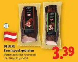 Lidl Deluxe Bauchspeck gebraten Angebot
