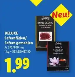 Lidl DELUXE Safranfäden/Safran gemahlen Angebot