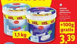 Lidl Milbona Joghurt nach griechischer Art Angebot