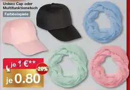 Woolworth Unisex Cap oder Multifunktionstuch Angebot