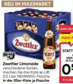 Maximarkt Zwettler Limonade Angebot