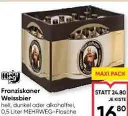 Maximarkt Franziskaner Weissbier Angebot