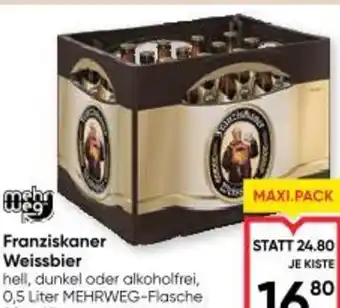 Maximarkt Franziskaner Weissbier Angebot
