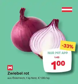MPreis Zwiebel rot Angebot