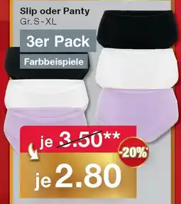 Woolworth Slip oder Panty Angebot