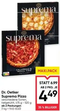 Maximarkt Dr Oetker Suprema Pizza Angebot