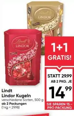 Maximarkt Lindt Lindor Kugeln Angebot
