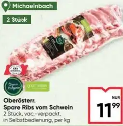 Maximarkt Oberösterr Spare Ribs vom Schwein Angebot
