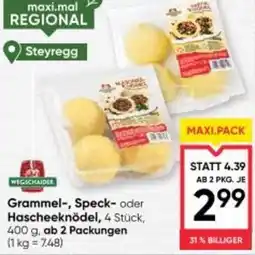 Maximarkt Grammel Speck oder Hascheeknödel Angebot