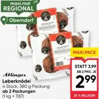 Maximarkt Ablinger Leberknödel Angebot