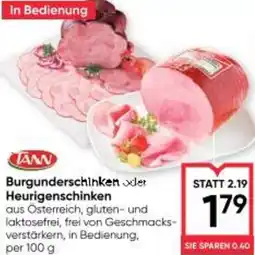 Maximarkt Burgunderschinken oder Heurigenschinken Angebot