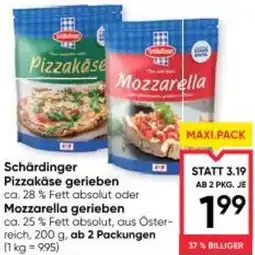 Maximarkt Schärdinger Pizzakäse gerieben Angebot