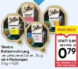 Maximarkt Sheba Katzennahrung Angebot