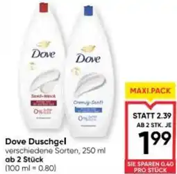 Maximarkt Dove Duschgel Angebot