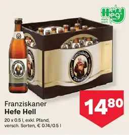 MPreis Franziskaner Hefe Hell Angebot