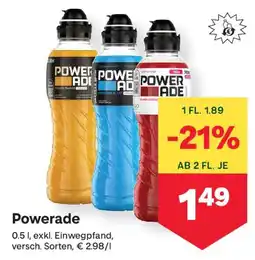 MPreis Powerade Angebot