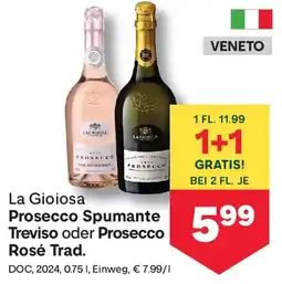 MPreis Prosecco Spumante Treviso oder Prosecco Rosé Trad Angebot