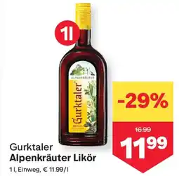 MPreis Gurktaler Alpenkräuter Likör Angebot