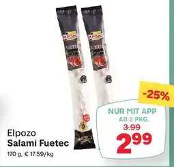 MPreis Elpozo Salami Fuetec Angebot