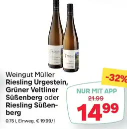 MPreis Weingut Müller Riesling Urgestein Grüner Veltliner Süßenberg Angebot