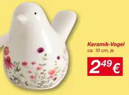 KiK Keramik Vogel Angebot
