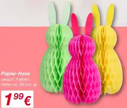 KiK Papier Hase Angebot