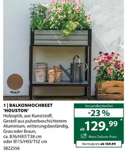 Dehner Balkonhochbeet 'houston' Angebot