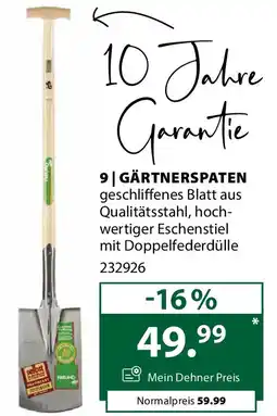 Dehner Gärtnerspaten Angebot
