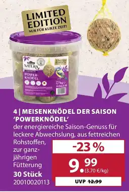 Dehner Meisenknödel der saison 'powerknödel' Angebot