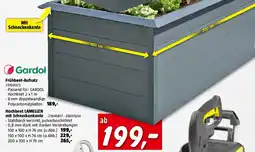 Bauhaus Hochbeet lamellen mit schneckenkante Angebot