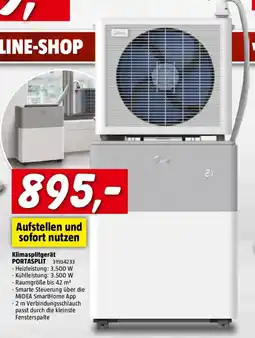 Bauhaus Klimasplitgerät portasplit Angebot