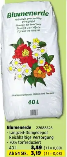 Bauhaus Blumenerde Angebot