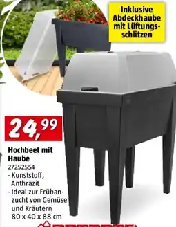 Bauhaus Hochbeet mit Haube Angebot