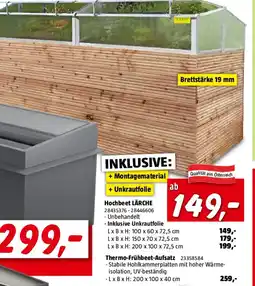 Bauhaus Hochbeet LÄRCHE Angebot