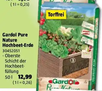 Bauhaus Gardol Pure Nature Hochbeet-Erde Angebot