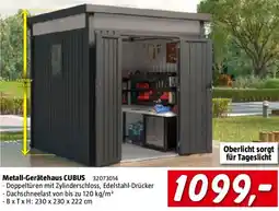 Bauhaus Metall-Gerätehaus CUBUS Angebot
