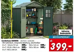 Bauhaus Gerätehaus DARWIN Angebot