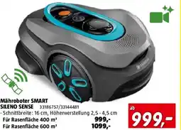 Bauhaus Mähroboter smart sileno sense Angebot