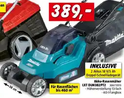 Bauhaus Akku-Rasenmäher LXT DLM382PT2 Angebot